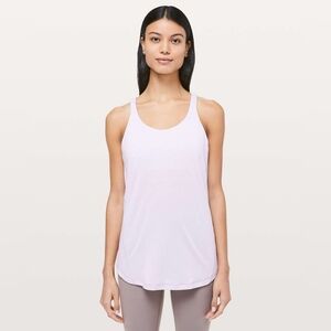 Lululemon Lilac Moment to Movement 2 in 1 Tank Size 10